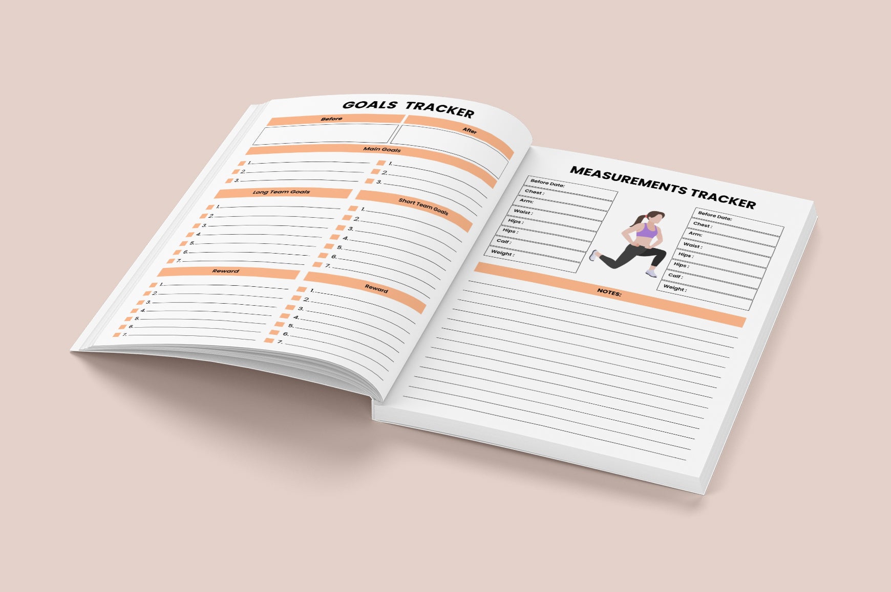 Weight Loss Fitness Journal