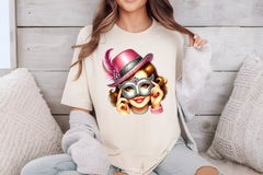 Mardi Gras Carnival Mask Girl Clipart Bundle 2 - CraftNest - Digital Crafting and Art