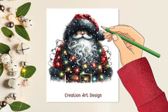 Dark Santa Claus Clipart Bundle - CraftNest - Digital Crafting and Art