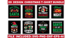 Christmas T-Shirt Bundle 7 - CraftNest - Digital Crafting and Art