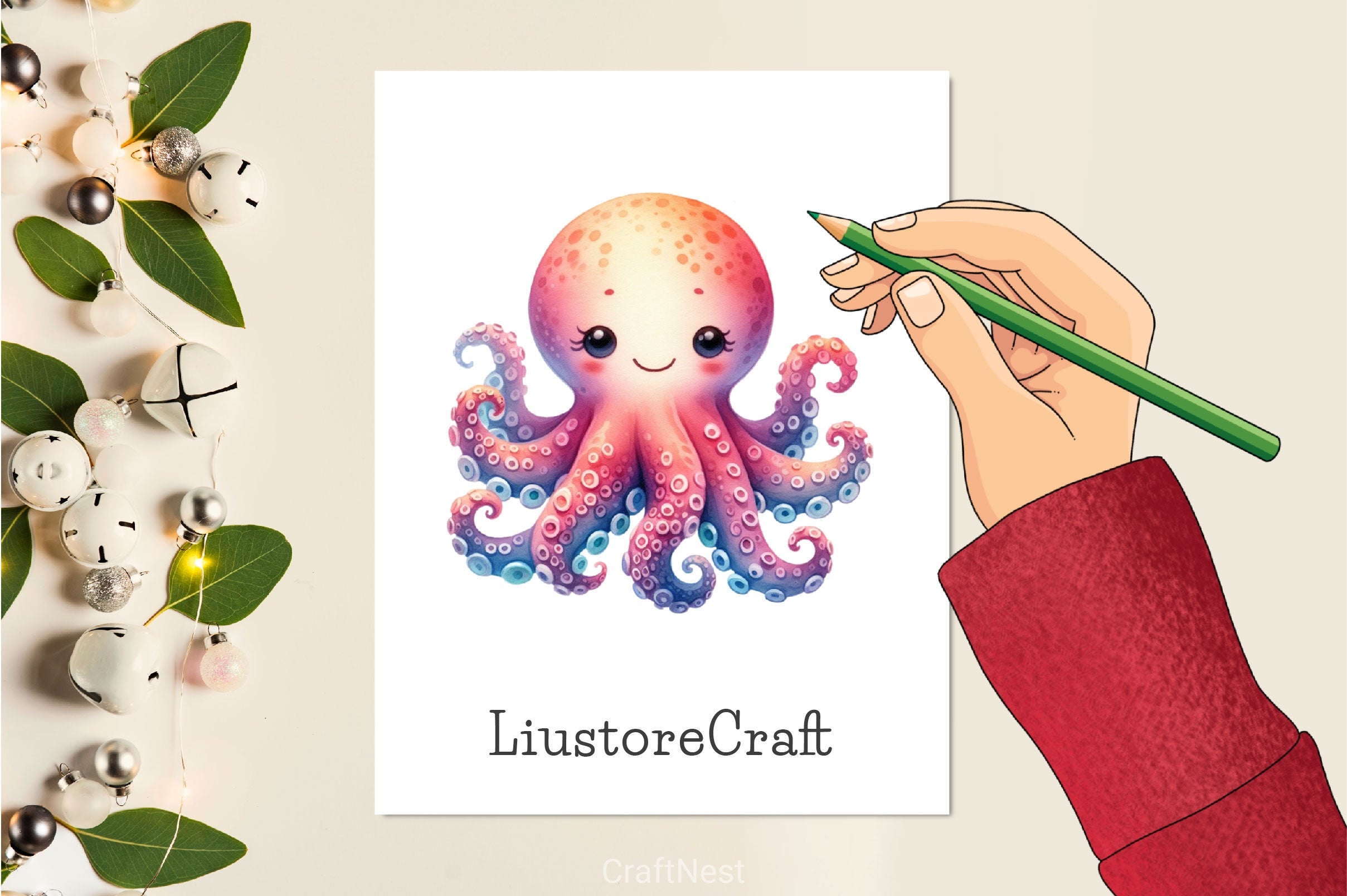 Animals Under The Sea Clipart Bundle - CraftNest - Digital Crafting and Art