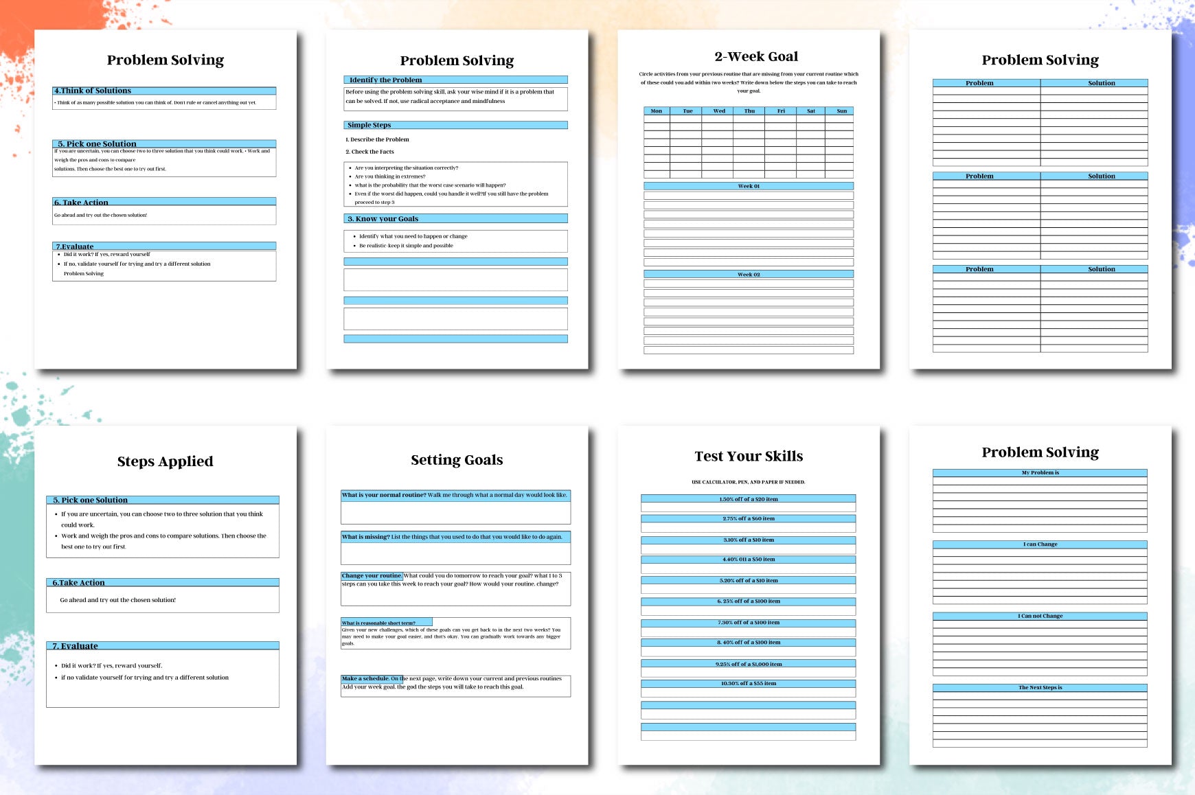 Problem Solving Planner