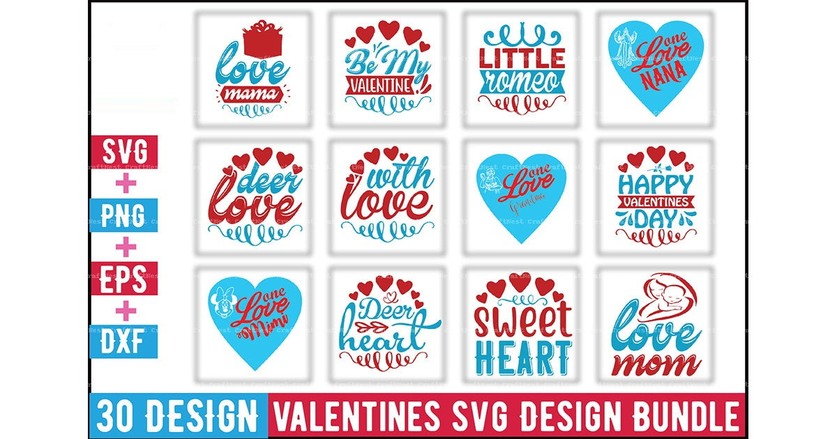 Valentine's Day SVG Bundle 34