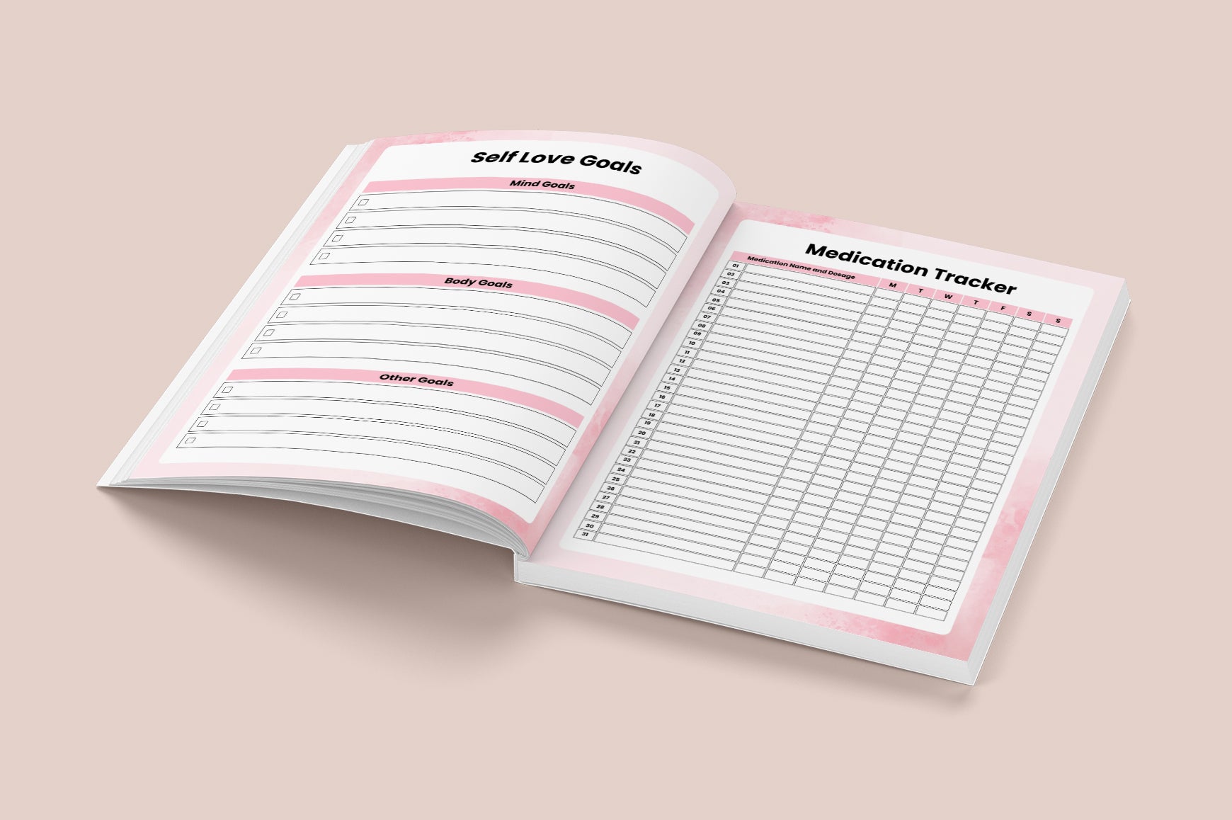 Self Love Positivity Journal