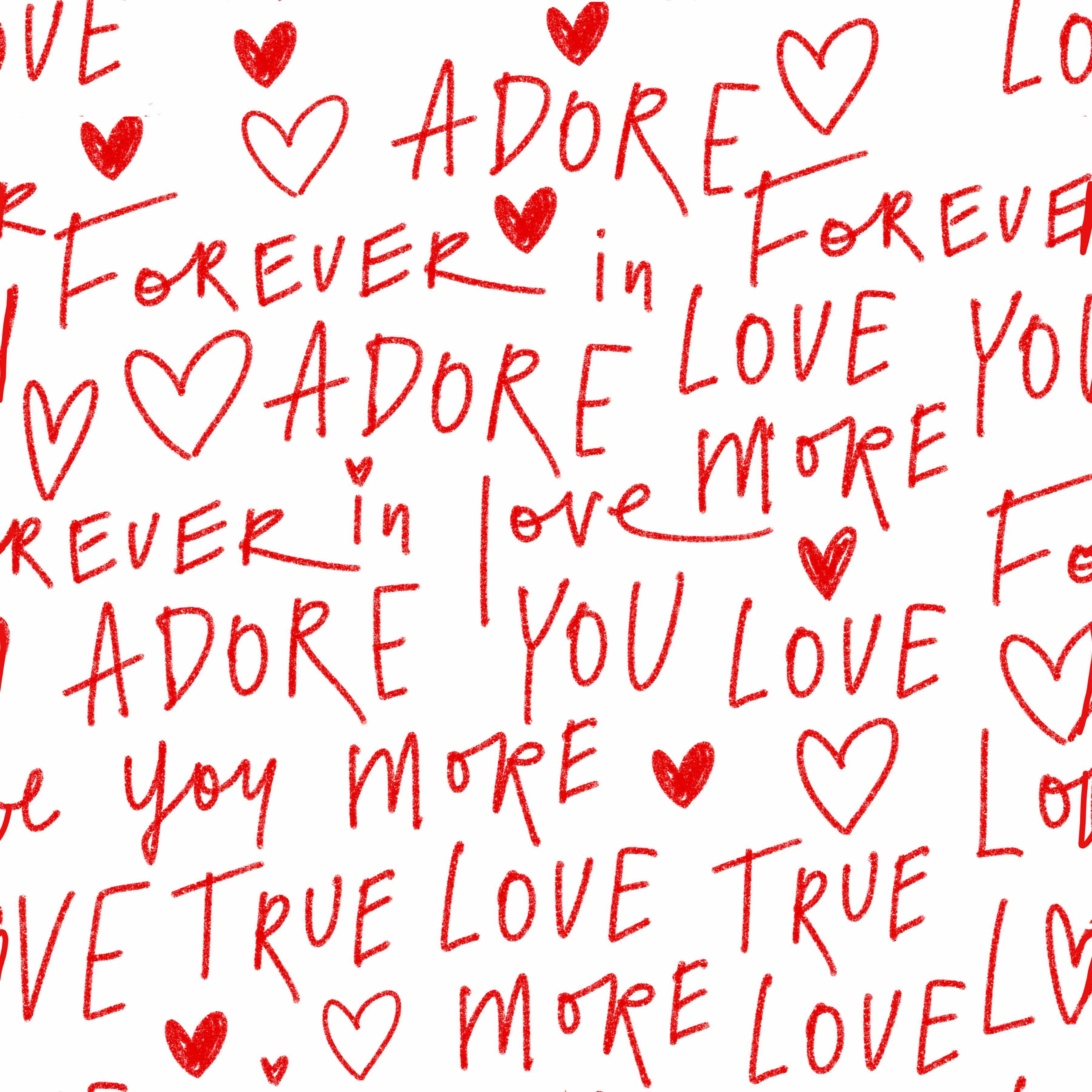 Valentine's Day Seamless Digital Paper - CraftNest - Digital Crafting and Art