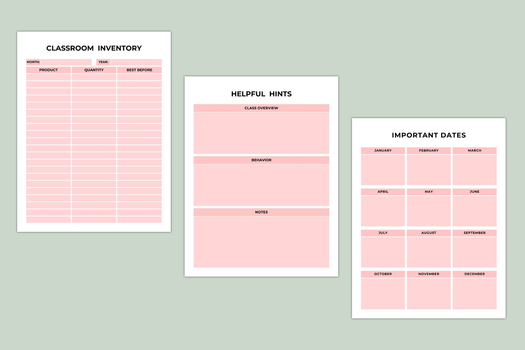 Teacher Success Planner
