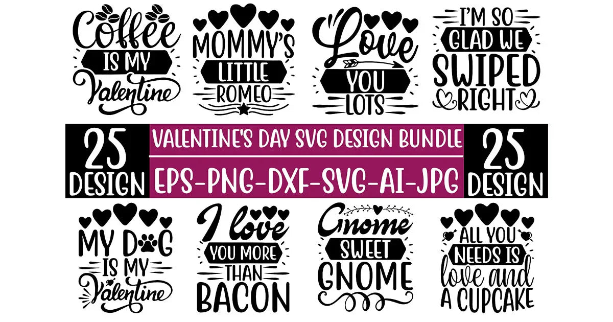Valentine’s Day SVG Bundle 9 - CraftNest - Digital Crafting and Art