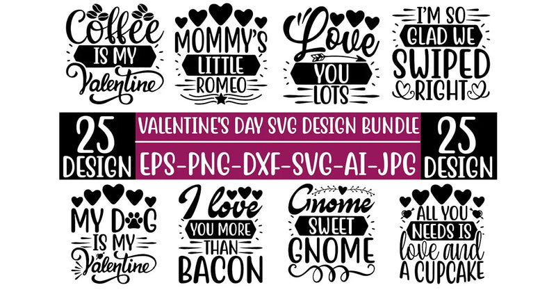 Valentine’s Day SVG Bundle 9 - CraftNest - Digital Crafting and Art