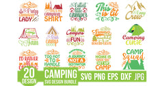 Camping SVG Bundle 10 - CraftNest - Digital Crafting and Art