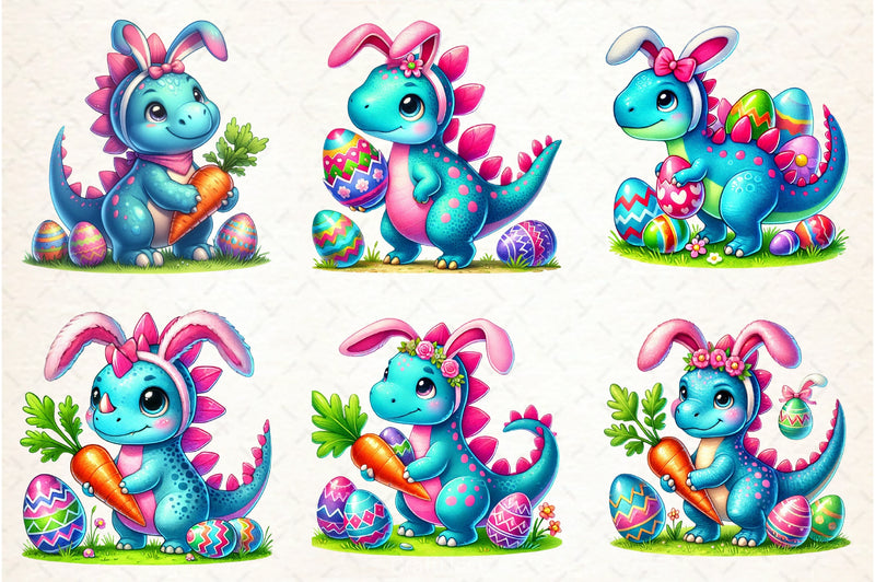 Easter Dragons Clipart Bundle - CraftNest - Digital Crafting and Art