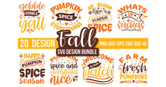 Fall SVG Bundle 1 - CraftNest - Digital Crafting and Art