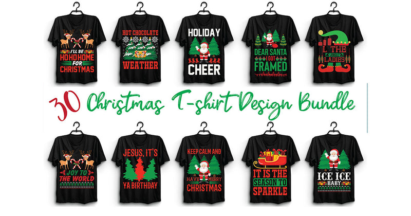 Christmas T Shirt Bundle 13 - CraftNest - Digital Crafting and Art
