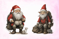 Christmas Gnome Wearing Clipart Bundle - CraftNest - Digital Crafting and Art