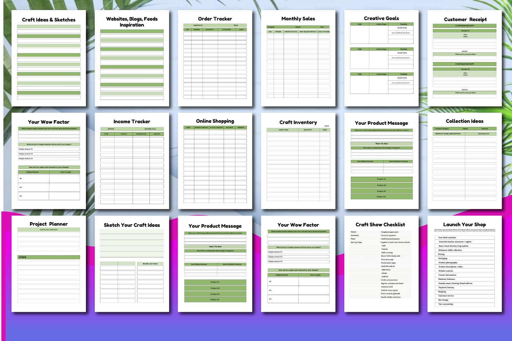 Craft Business Planner