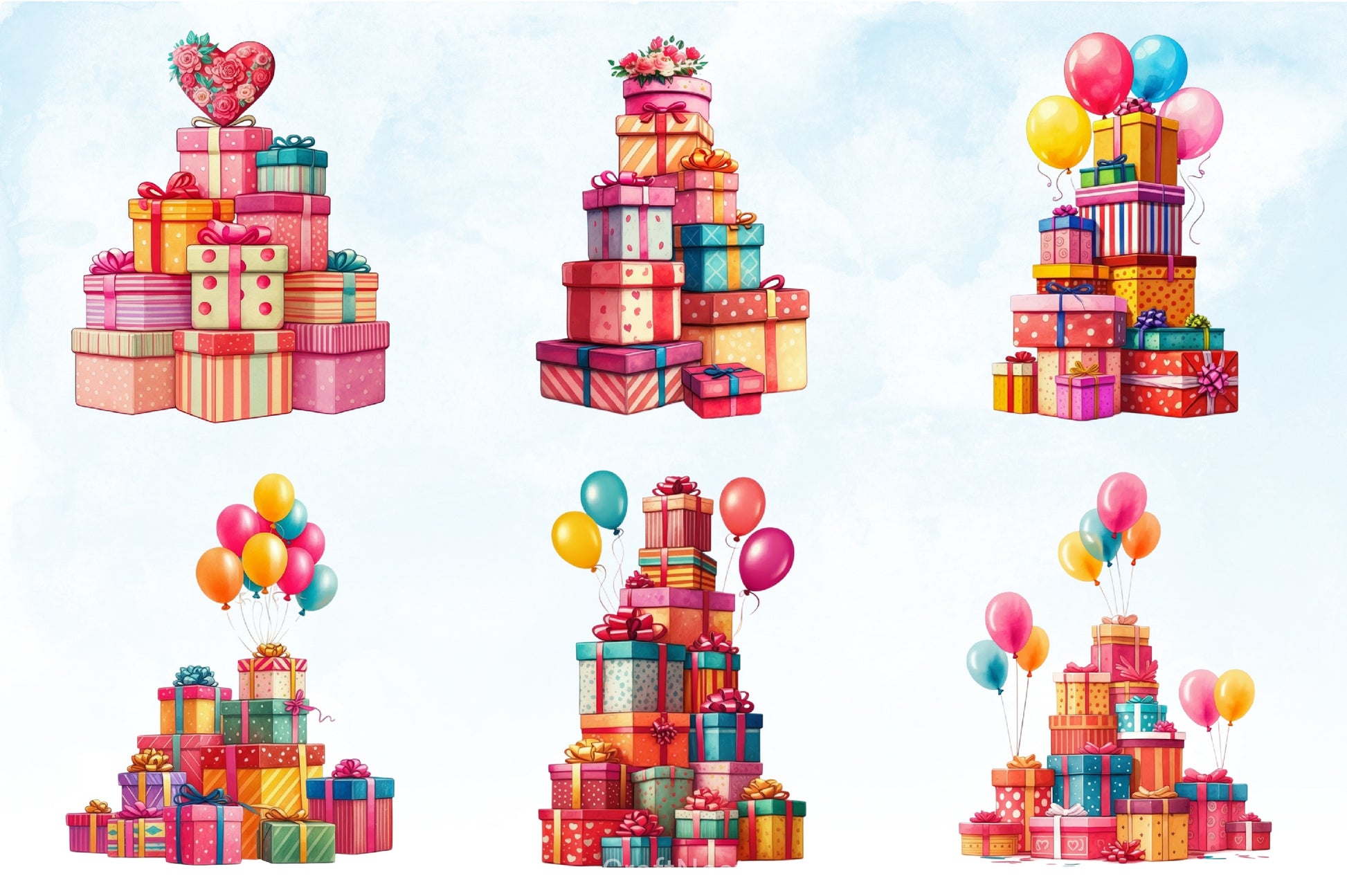 Valentine's Day Gift Box Clipart Bundle - CraftNest - Digital Crafting and Art