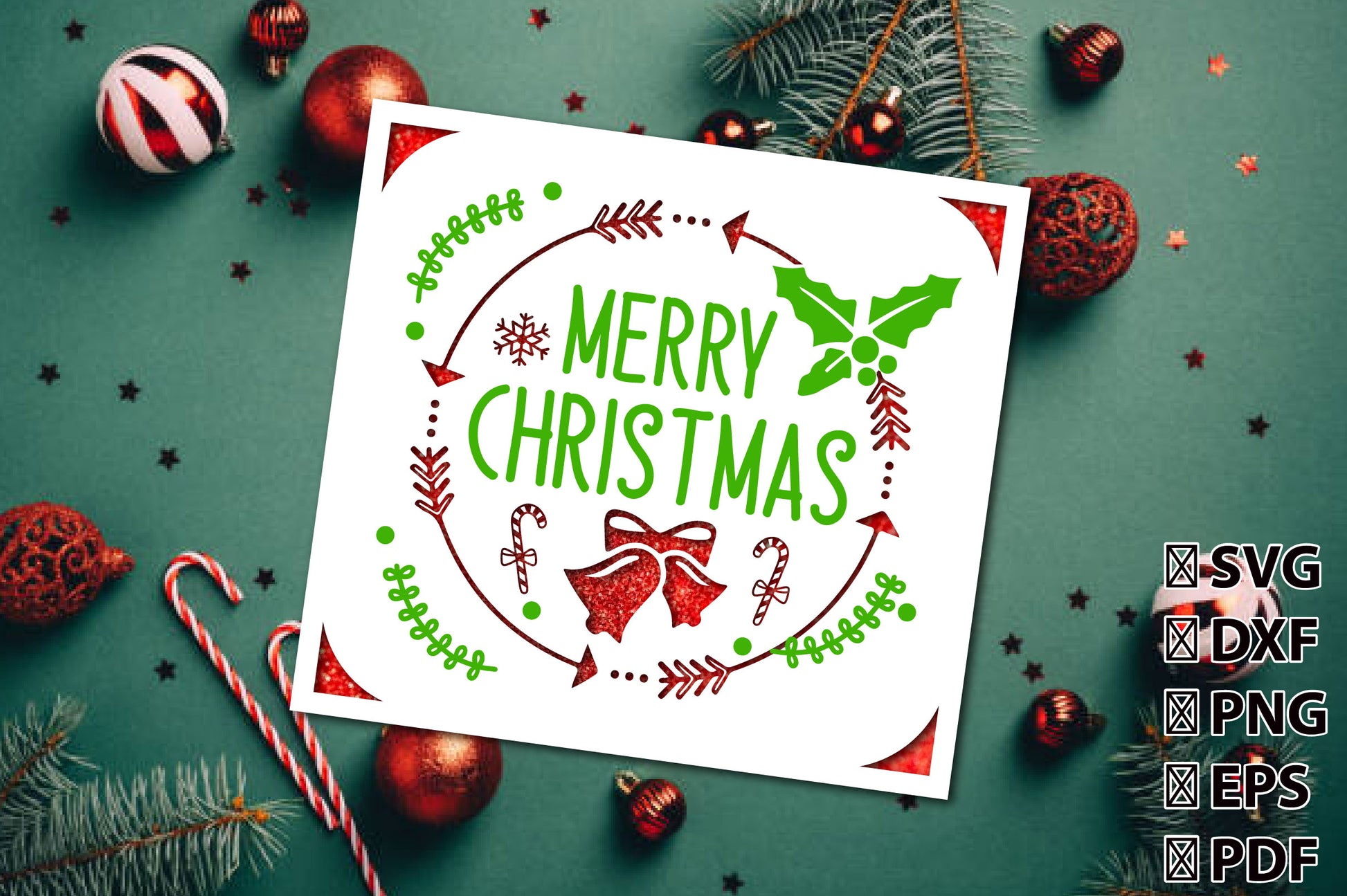 3D Christmas Insert Card Cutting Bundle - CraftNest - Digital Crafting and Art