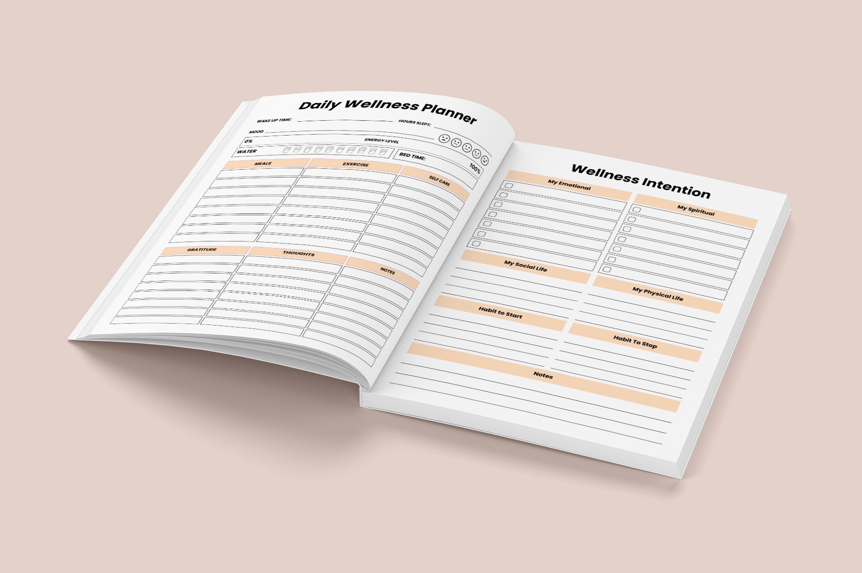 Wellness Lifestyle Planner