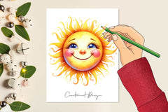 Sun Smile Clipart Bundle - CraftNest - Digital Crafting and Art