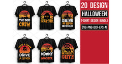 Halloween T Shirt Bundle 10 - CraftNest - Digital Crafting and Art