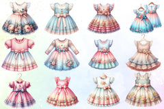 Pastel Baby Clothes Clipart Bundle - CraftNest - Digital Crafting and Art
