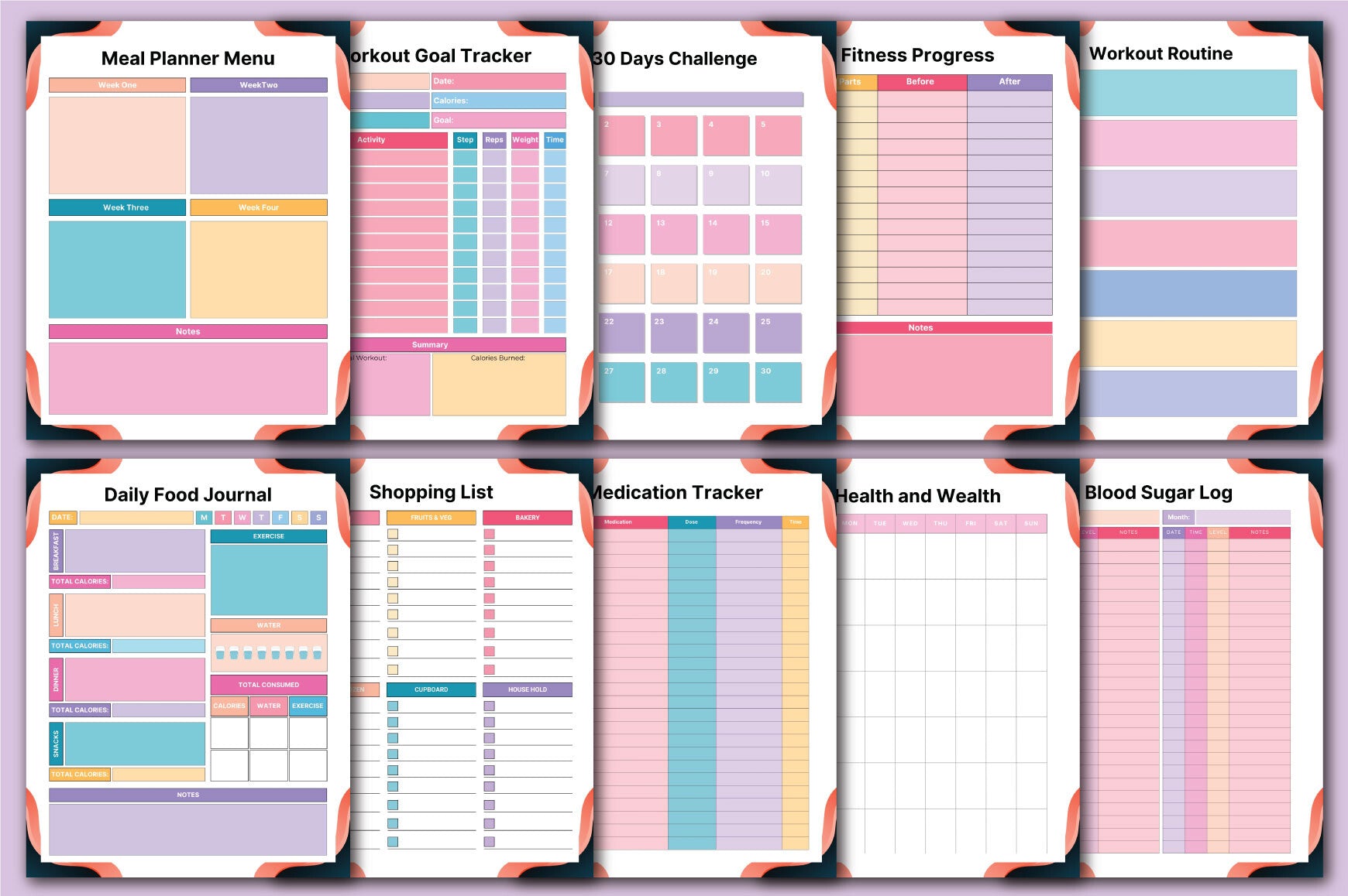 Workout Habit Planner