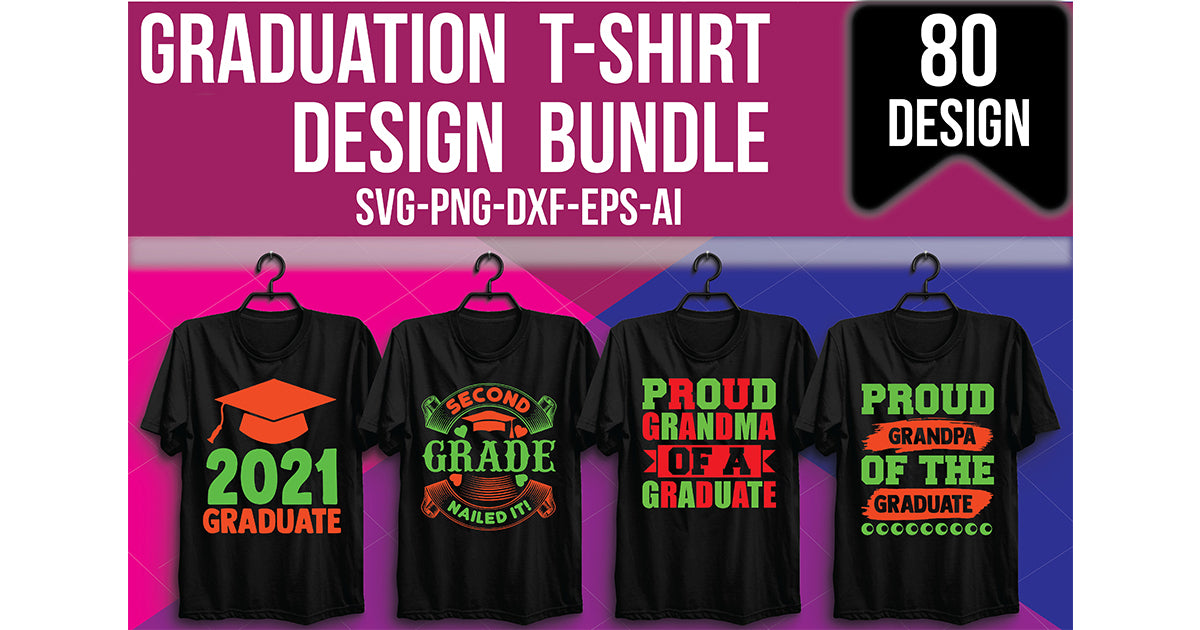 Graduation T-Shirt Bundle - CraftNest - Digital Crafting and Art