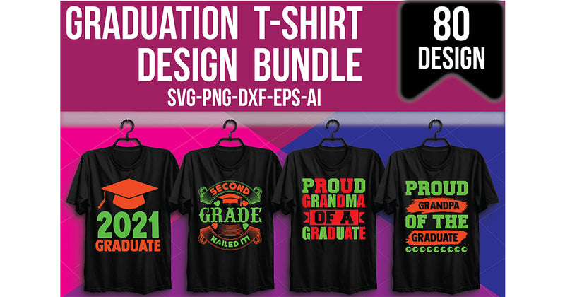 Graduation T-Shirt Bundle - CraftNest - Digital Crafting and Art