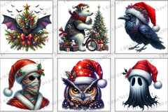 Christmas Gothic Clipart Bundle - CraftNest - Digital Crafting and Art