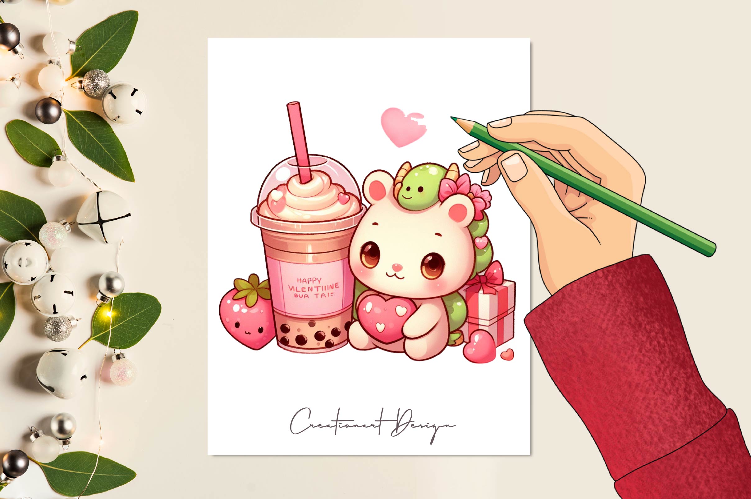 Cute Animals In Cup Clipart Bundle - CraftNest - Digital Crafting and Art