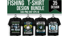 Fishing T-Shirt Bundle 5 - CraftNest - Digital Crafting and Art
