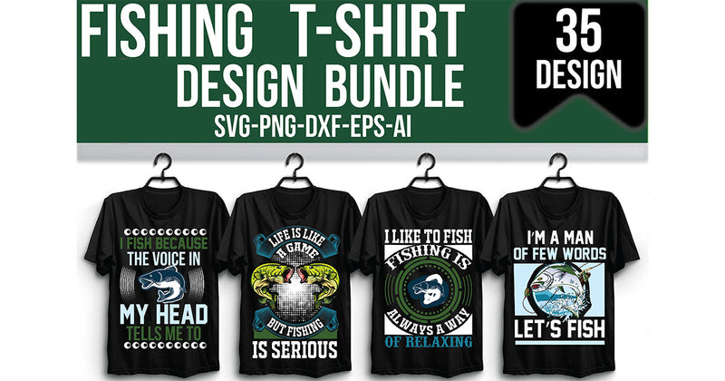 Fishing T-Shirt Bundle 5 - CraftNest - Digital Crafting and Art