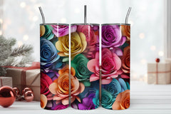 Flower Tumbler Wrap Bundle 30 - CraftNest - Digital Crafting and Art