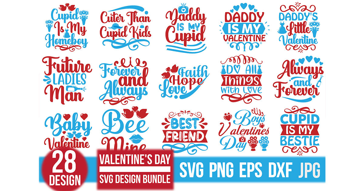 Valentine's Day SVG Bundle 16 - CraftNest - Digital Crafting and Art