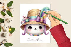 Mardi Gras Cute Kitty Clipart Bundle - CraftNest - Digital Crafting and Art