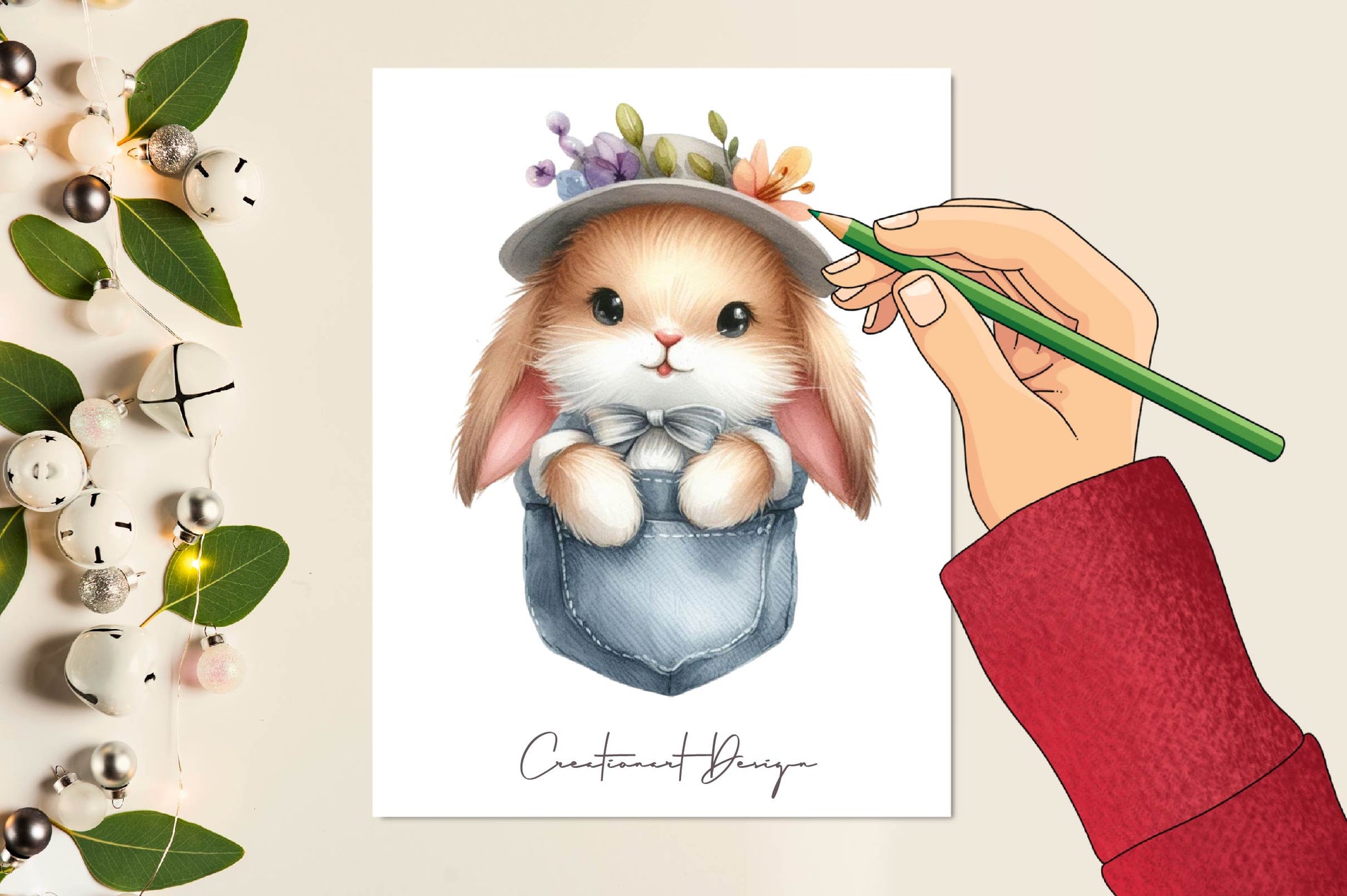 Bunny Pocket Shirt Clipart Bundle - CraftNest - Digital Crafting and Art