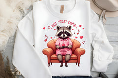 Not Today Cupid Raccoon Clipart Bundle 1 - CraftNest - Digital Crafting and Art