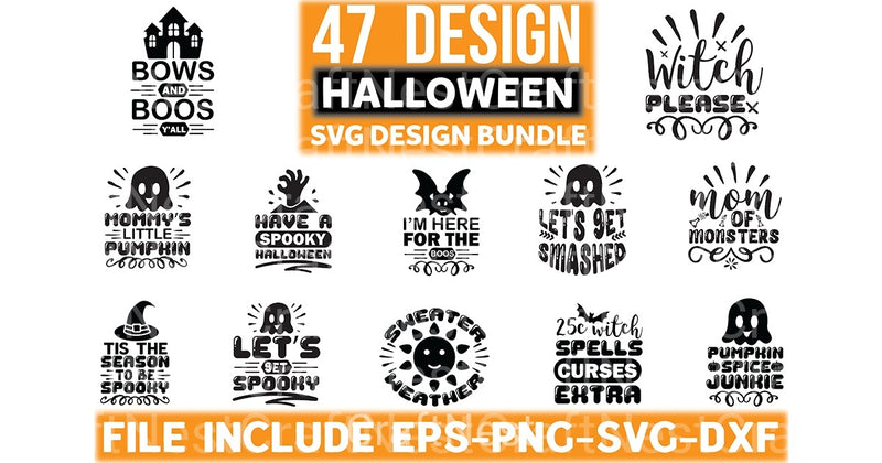 Halloween Design Bundle - CraftNest - Digital Crafting and Art