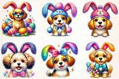 Easter Dogs Clipart Bundle - CraftNest - Digital Crafting and Art