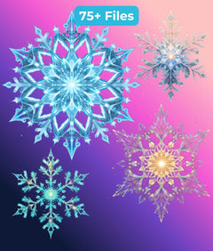 Ethereal Winter Elements Clipart Bundle - CraftNest - Digital Crafting and Art