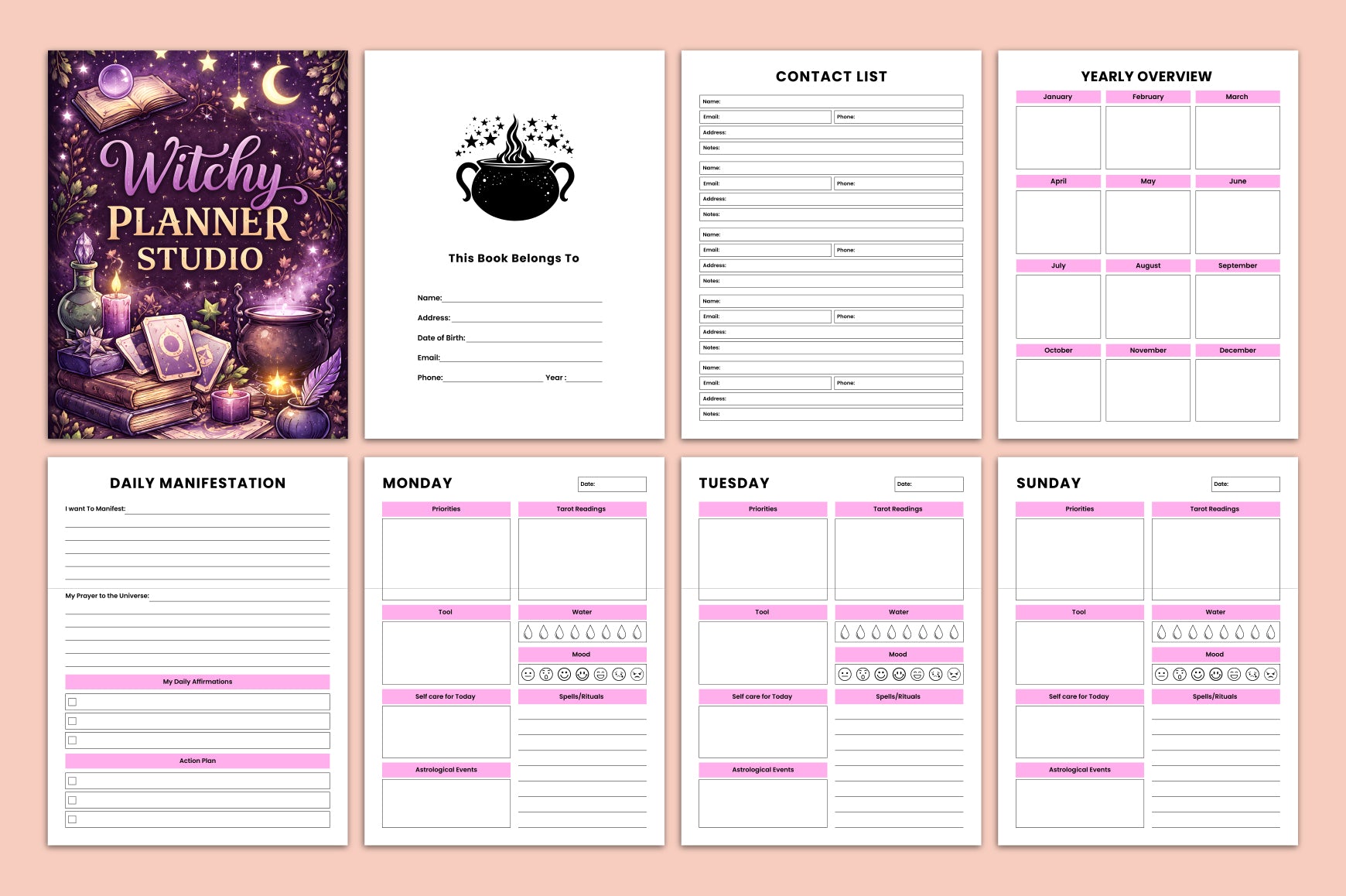 Witchy Studio Planner
