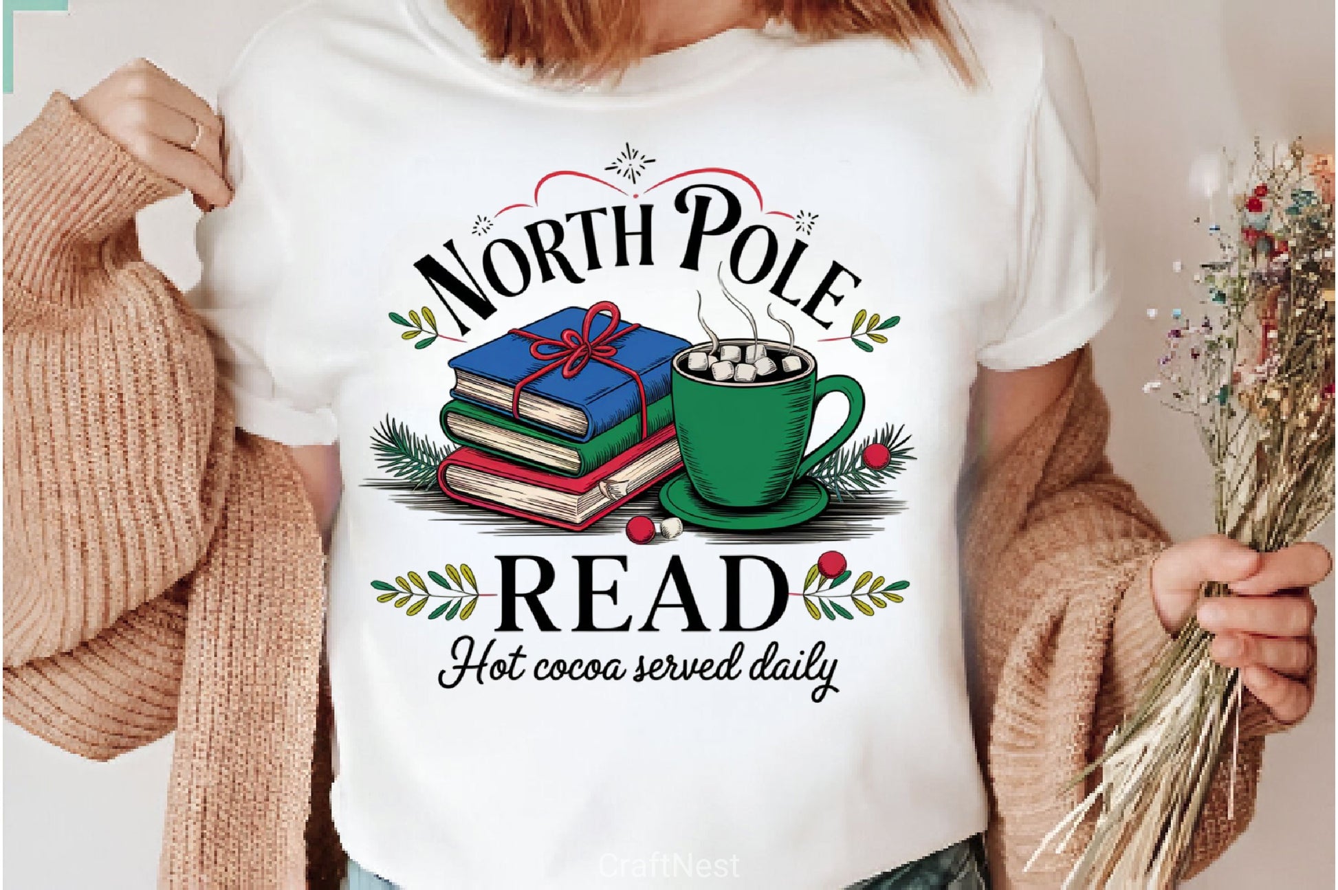 All Booked For Christmas Christmas Clipart Bundle - CraftNest - Digital Crafting and Art