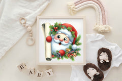 Christmas Peeking Around Corner Clipart Bundle - CraftNest - Digital Crafting and Art