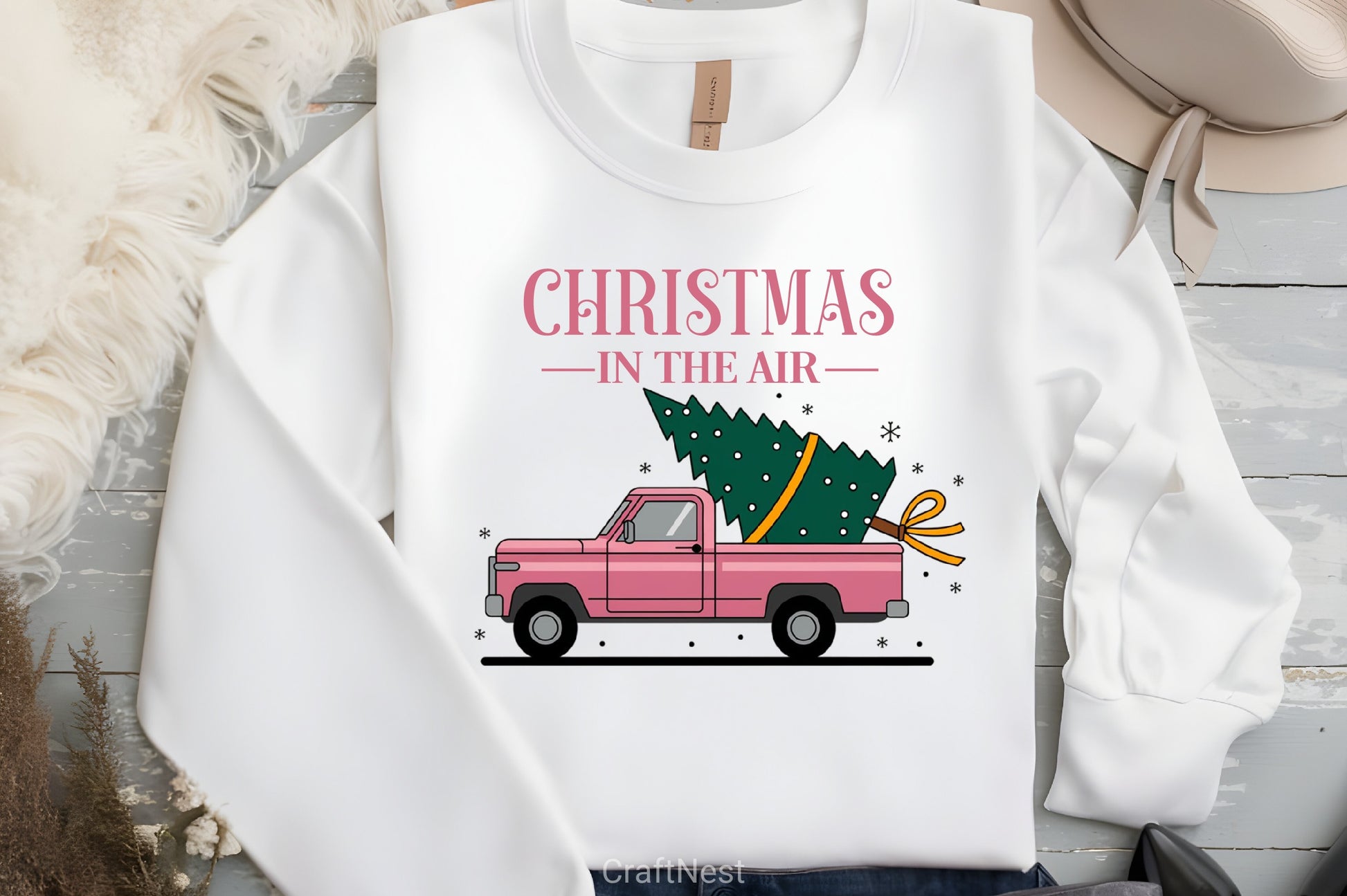 Christmas Truck Clipart Bundle 10 - CraftNest - Digital Crafting and Art