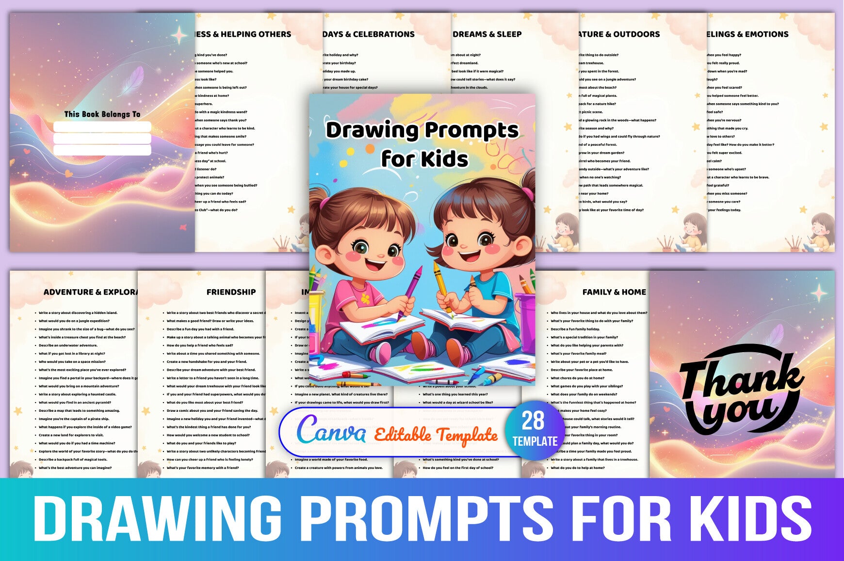 Drawing Prompts for Kids