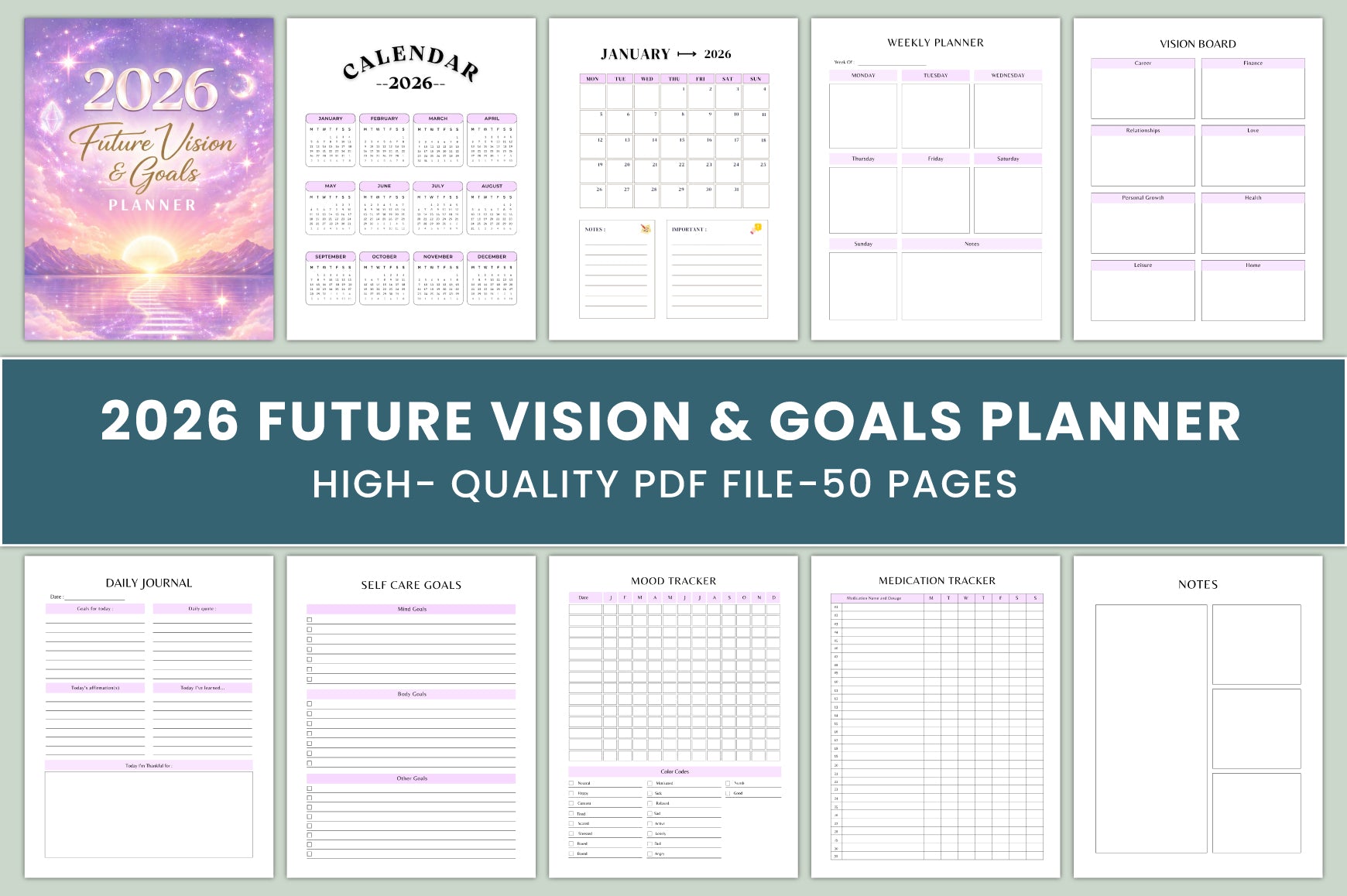 Future Vision Goals Planner