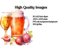 Beer Drinks Clipart - CraftNest