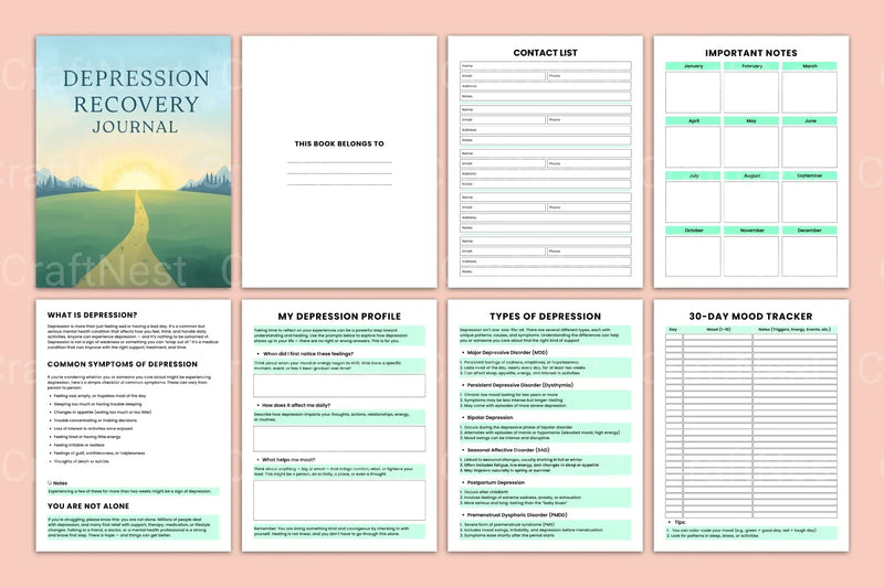 Depression Recovery Guide - CraftNest - Digital Crafting and Art