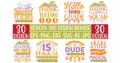 School SVG Bundle 10 - CraftNest - Digital Crafting and Art