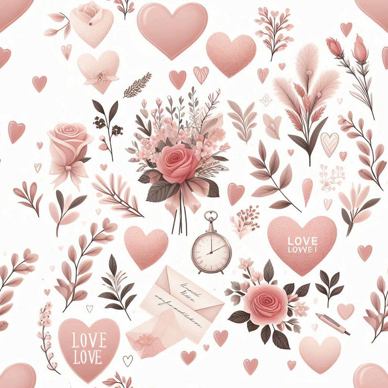 Valentine Seamless Digital Paper 2 - CraftNest - Digital Crafting and Art