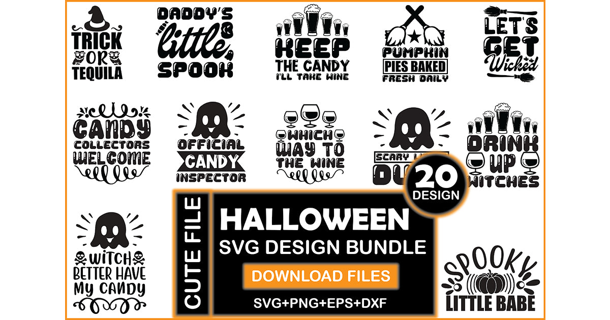 Halloween SVG Bundle 7 - CraftNest - Digital Crafting and Art